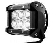 FAROL DE MILHA QUADRADO 18W 6LEDS